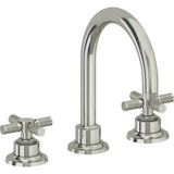 California Faucets - 8'' Widespread Lavatory Faucet - Polished Nickel Pvd