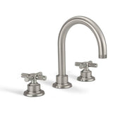 California Faucets - 8'' Widespread Lavatory Faucet with Completely Finished ZeroDrain - Gloss White