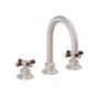 California Faucets - 8'' Widespread Lavatory Faucet with ZeroDrainE - Gloss White
