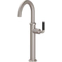 California Faucets - Single Hole Lavatory/Bar/Prep Faucet - High Spout - Gloss White