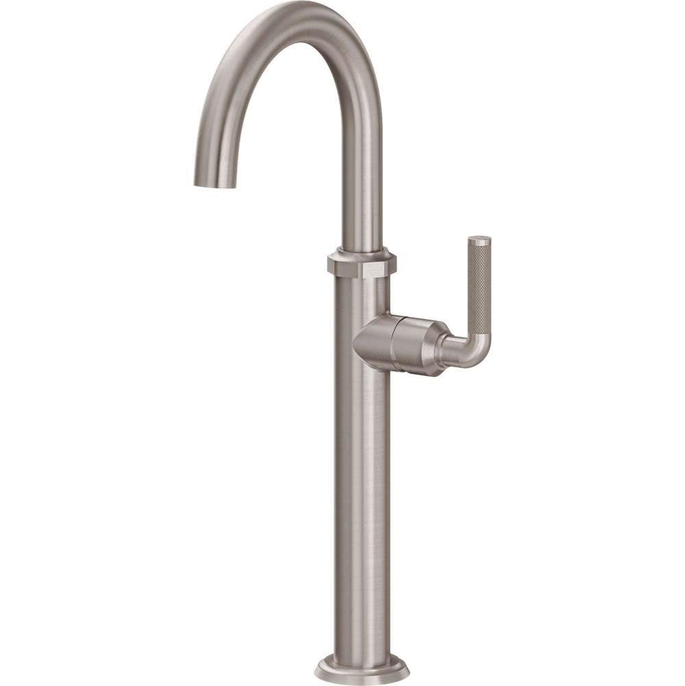 California Faucets - Single Hole Lavatory/Bar/Prep Faucet - High Spout - Gloss White