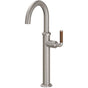 California Faucets - Single Hole Lavatory/Bar/Prep Faucet - High Spout - Gloss White