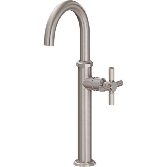California Faucets - Single Hole Lavatory/Bar/Prep Faucet - High Spout - Gloss White