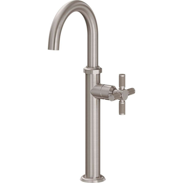 California Faucets - Single Hole Lavatory/Bar/Prep Faucet - High Spout - Gloss White