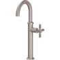 California Faucets - Single Hole Lavatory/Bar/Prep Faucet - High Spout - Gloss White