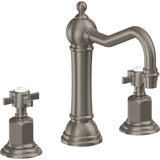 California Faucets - 8'' Widespread Lavatory Faucet - Graphite Pvd