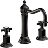 California Faucets - 8'' Widespread Lavatory Faucet - Matte Black