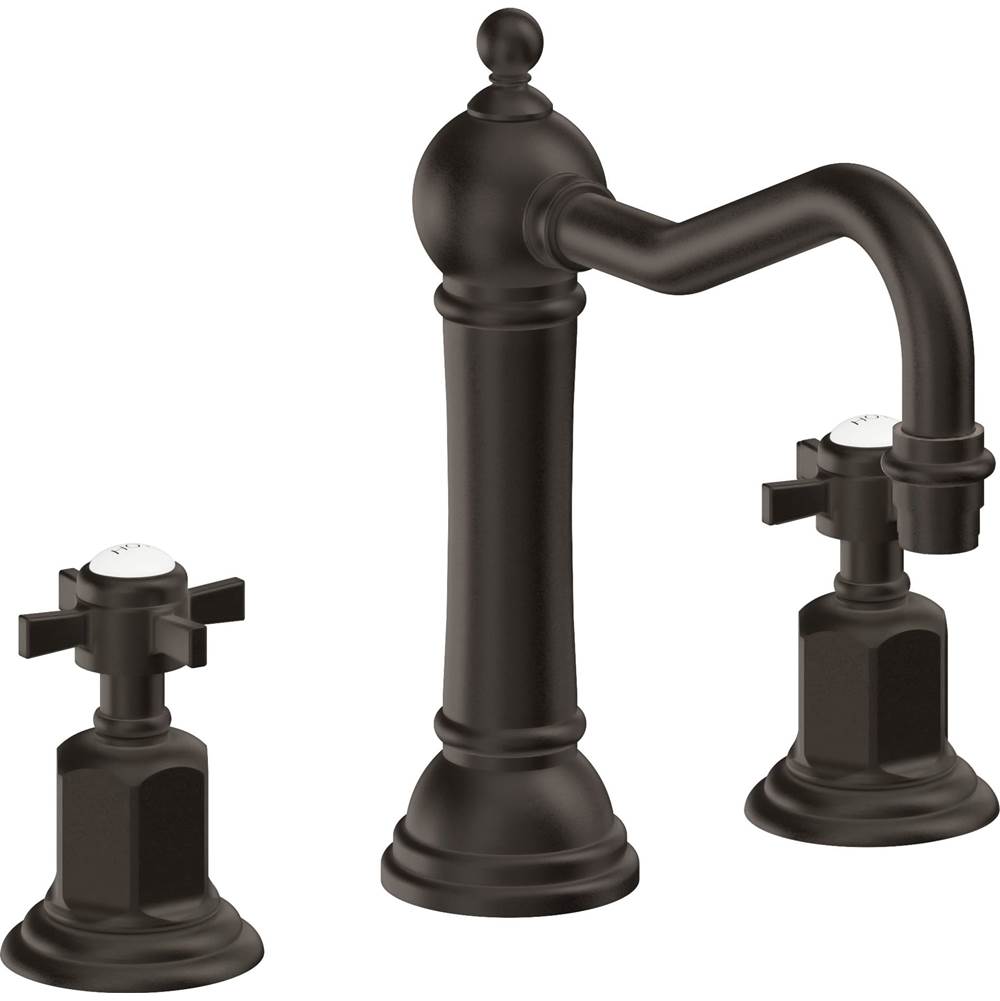 California Faucets - 8'' Widespread Lavatory Faucet with ZeroDrain - Oil Rubbed Bronze