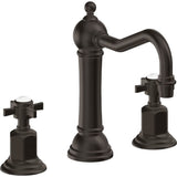 California Faucets - 8'' Widespread Lavatory Faucet with Completely Finished ZeroDrain - Oil Rubbed Bronze