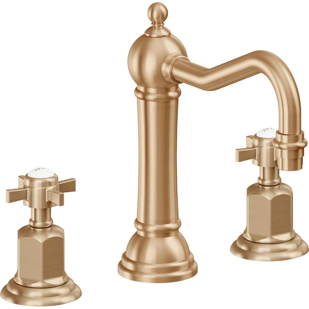 California Faucets - 8'' Widespread Lavatory Faucet - Satin Bronze Pvd
