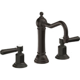 California Faucets - 8'' Widespread Lavatory Faucet with ZeroDrain - Oil Rubbed Bronze