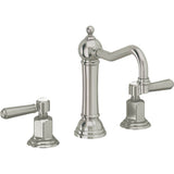 California Faucets - 8'' Widespread Lavatory Faucet - Polished Nickel Pvd
