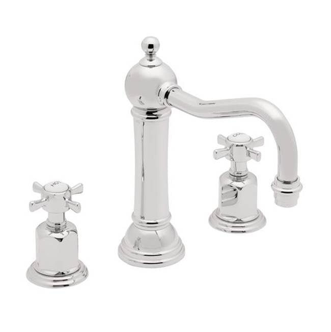 California Faucets - 8'' Widespread Lavatory Faucet - Gloss White