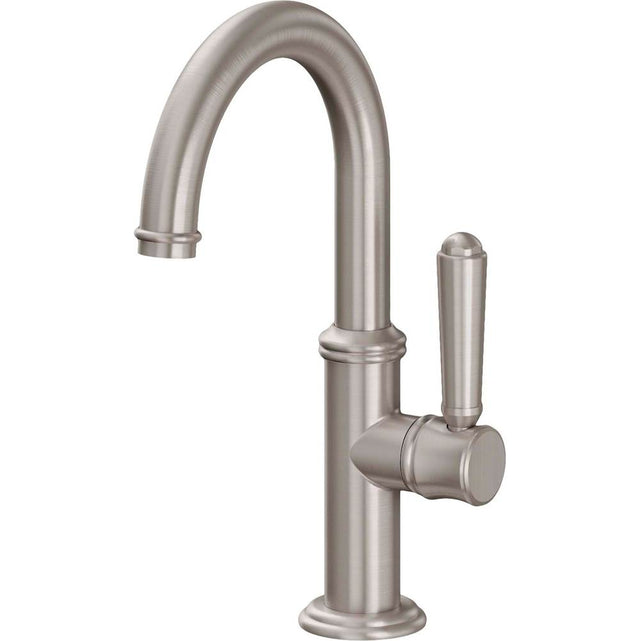 California Faucets - Single Hole Lavatory/Bar/Prep Faucet - Low Spout - Gloss White