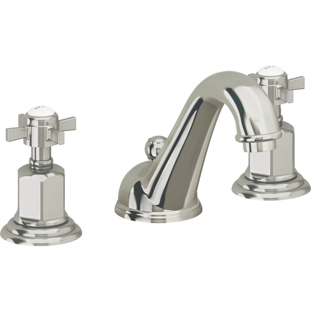 California Faucets - 8'' Widespread Lavatory Faucet - Polished Nickel Pvd