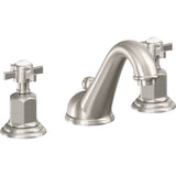 California Faucets - 8'' Widespread Lavatory Faucet with ZeroDrain - Ultra Stainless Steel Pvd