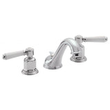 California Faucets - 8'' Widespread Lavatory Faucet with ZeroDrain - Gloss White