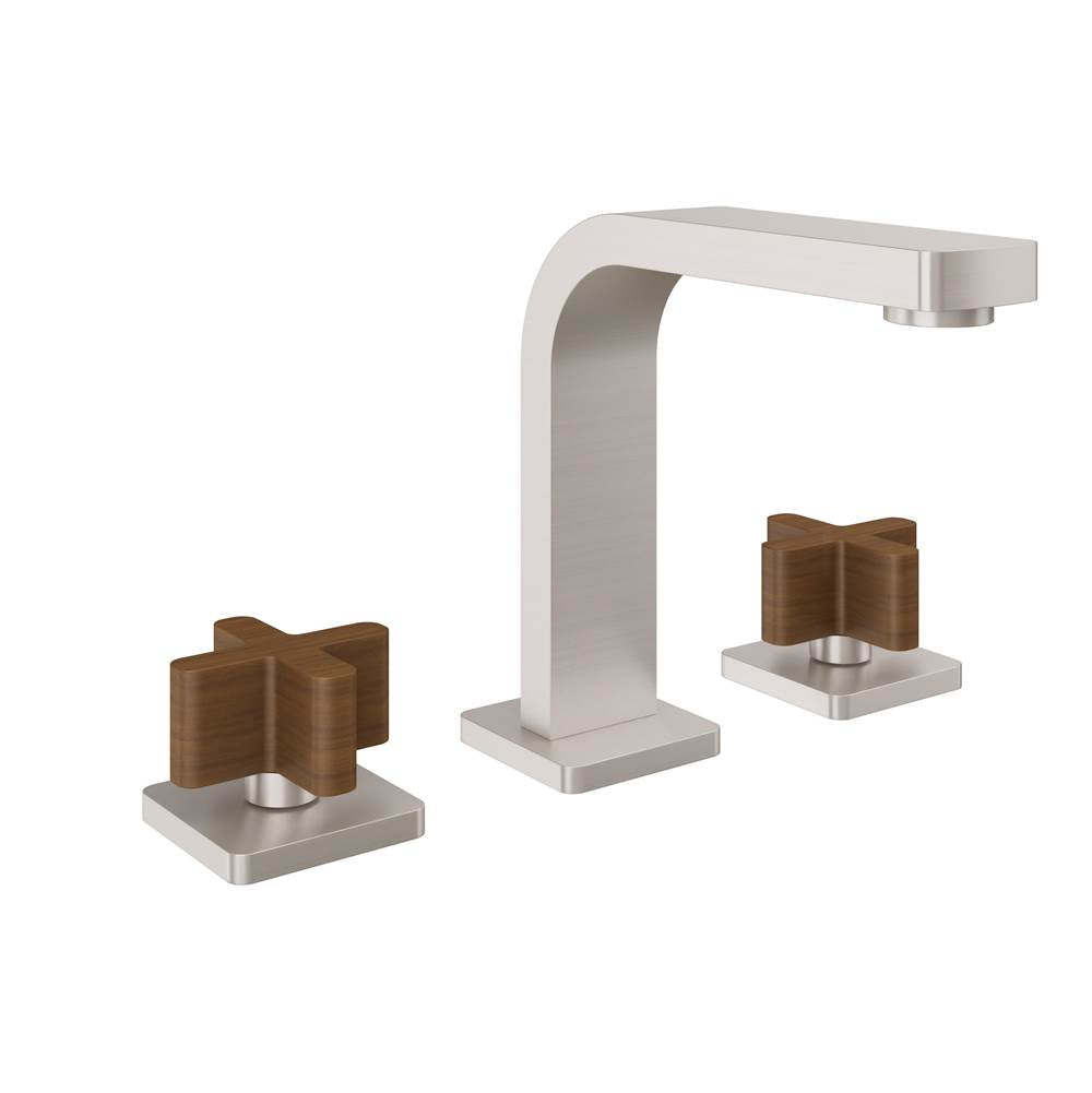 California Faucets - 8'' Widespread Lavatory Faucet with ZeroDrainE - Gloss White