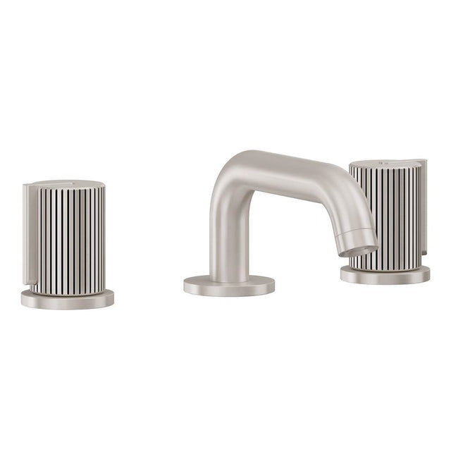 California Faucets - 8'' Widespread Lavatory Faucet - Ultra Stainless Steel Pvd