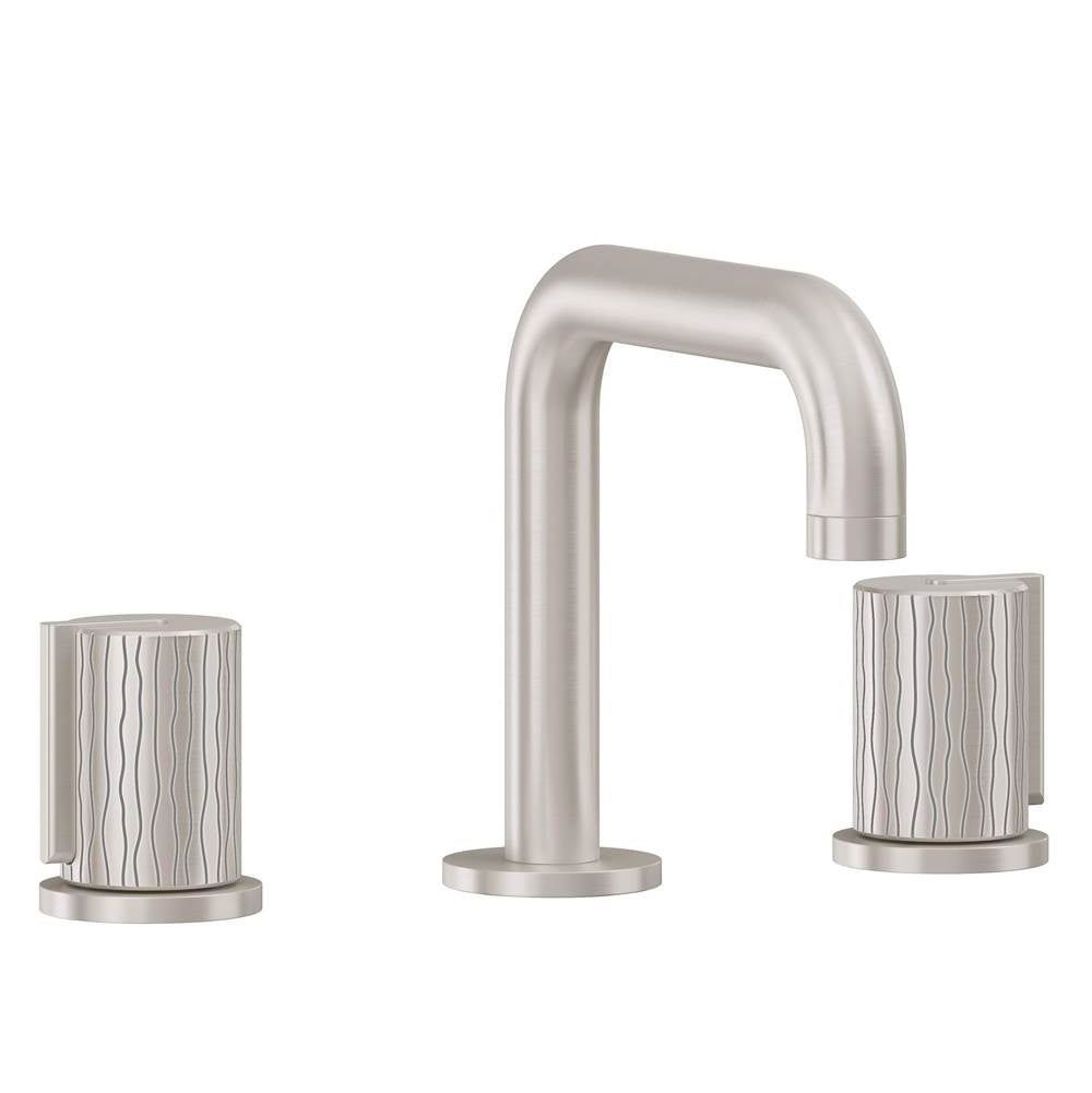 California Faucets - 8'' Widespread Lavatory Faucet with ZeroDrainE - Gloss White