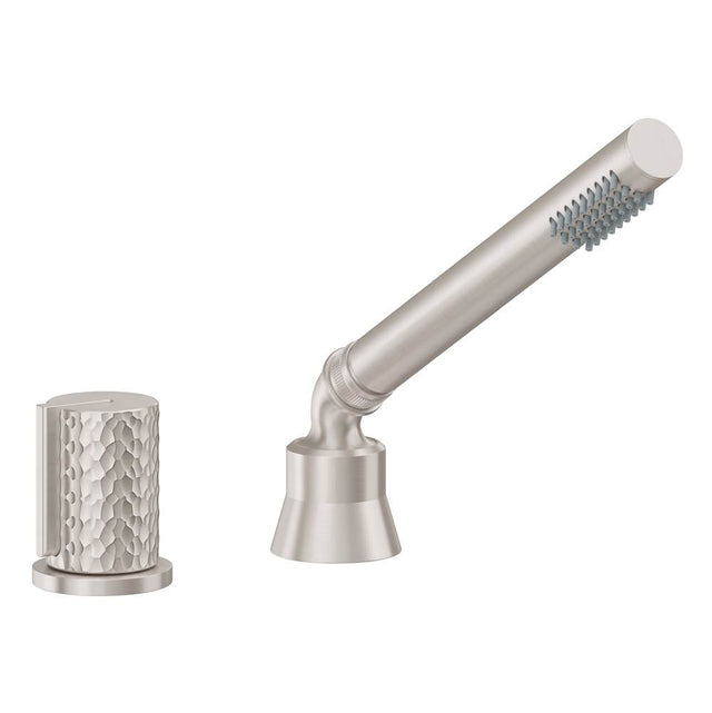California Faucets - Complete Handshower & Diverter for Roman Tub - Ultra Stainless Steel Pvd