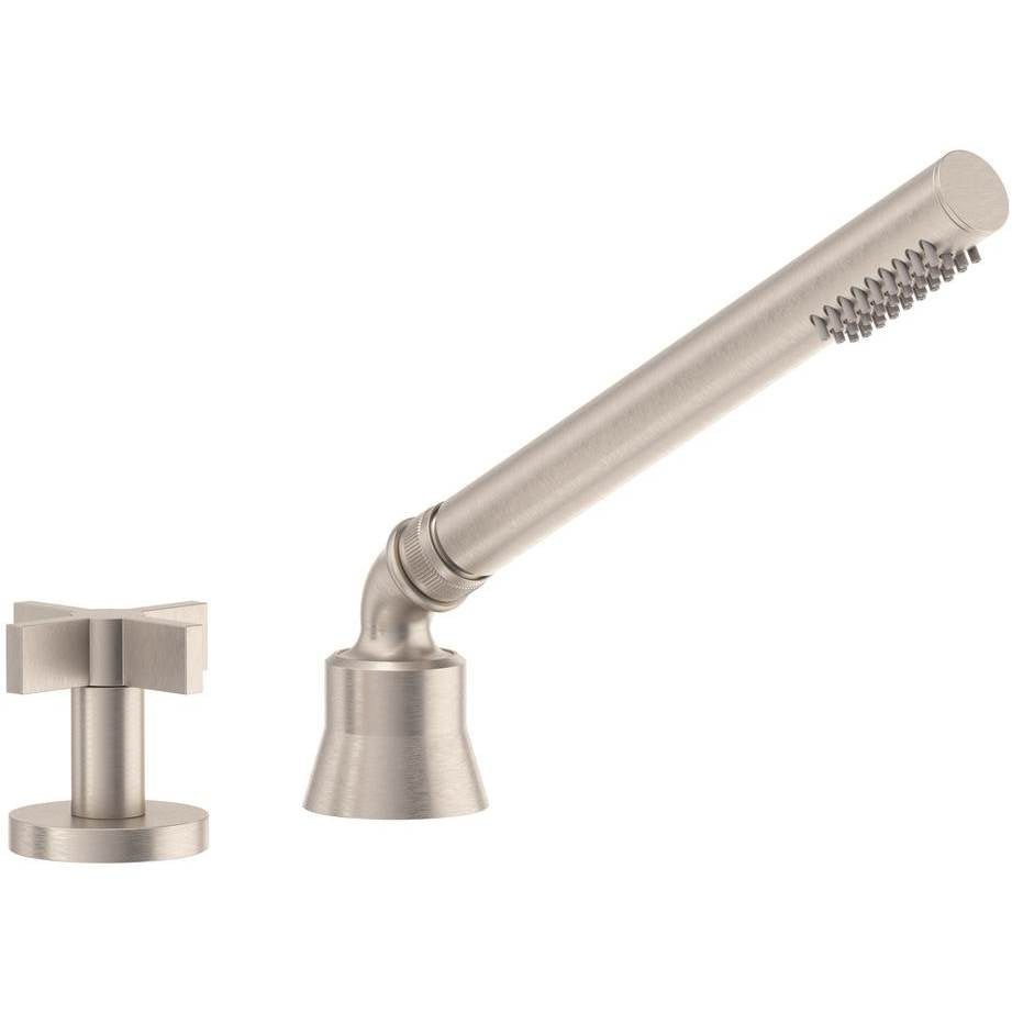 California Faucets - Complete Handshower & Diverter for Roman Tub - Gloss White
