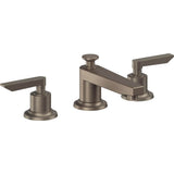 California Faucets - 8'' Widespread Lavatory Faucet with ZeroDrain - Antique Nickel Flat