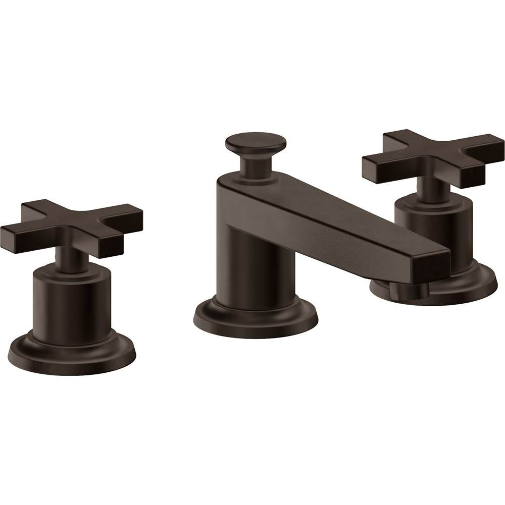 California Faucets - 8'' Widespread Lavatory Faucet with Completely Finished ZeroDrain - Bella Terra Bronze