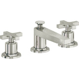 California Faucets - 8'' Widespread Lavatory Faucet with ZeroDrain - Polished Nickel Pvd