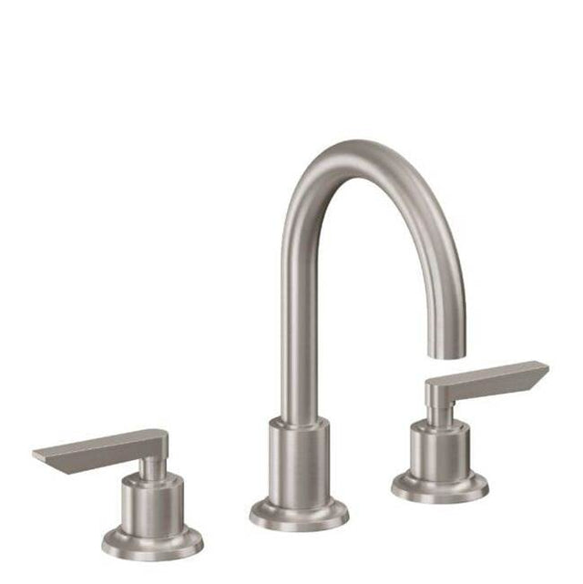 California Faucets - 8'' Widespread Lavatory Faucet with Completely Finished ZeroDrain - Gloss White