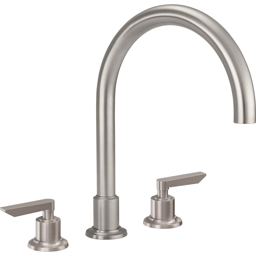 California Faucets - Complete Roman Tub Set - Gloss White