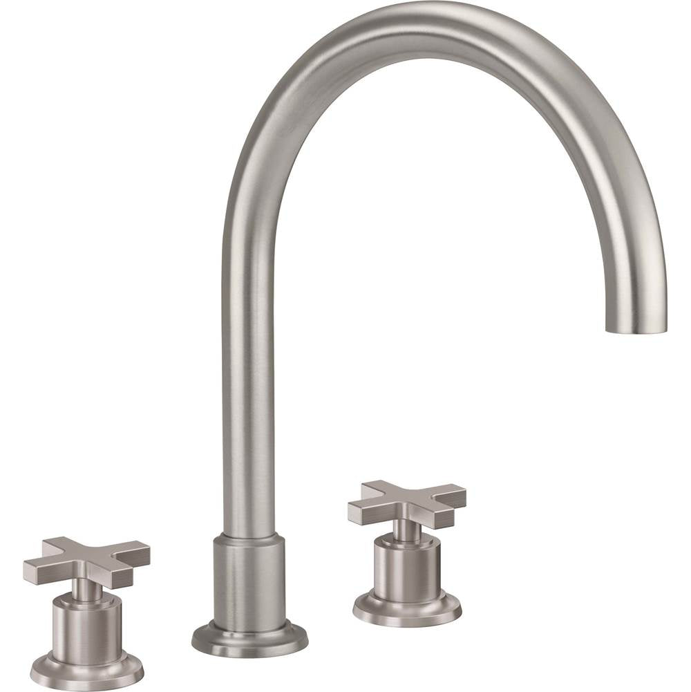 California Faucets - Complete Roman Tub Set - Gloss White