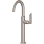 California Faucets - Single Hole Lavatory/Bar/Prep Faucet - High Spout - Gloss White