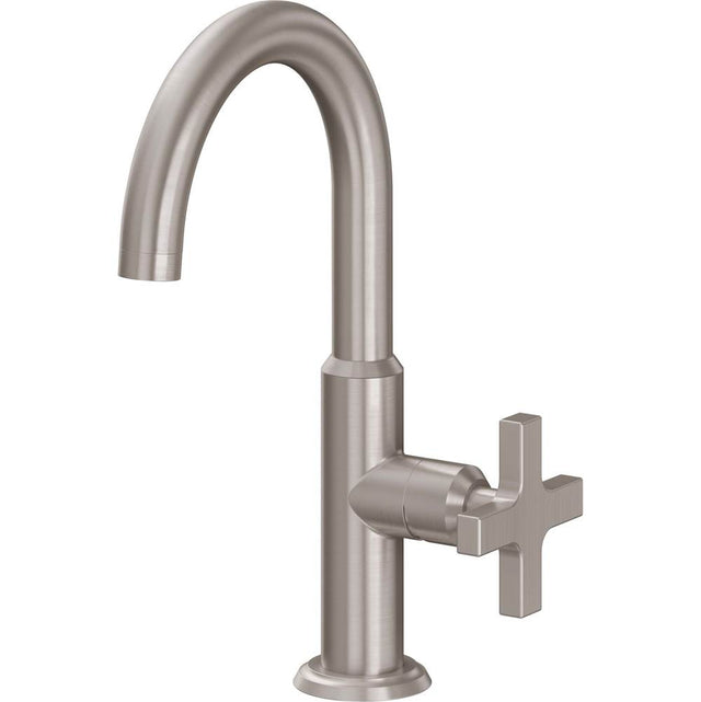 California Faucets - Single Hole Lavatory/Bar/Prep Faucet - Low Spout - Gloss White