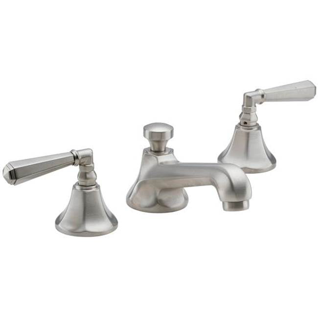 California Faucets - 8'' Widespread Lavatory Faucet with Completely Finished ZeroDrain - Gloss White