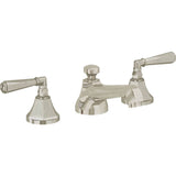 California Faucets - 8'' Widespread Lavatory Faucet - Burnished Nickel Uncoated