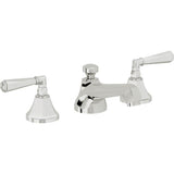 California Faucets - 8'' Widespread Lavatory Faucet with ZeroDrain - Polished Chrome