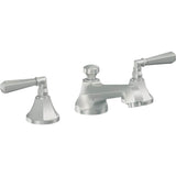 California Faucets - 8'' Widespread Lavatory Faucet with ZeroDrain - Satin Chrome Pvd