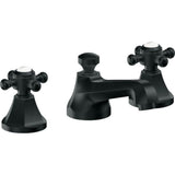 California Faucets - 8'' Widespread Lavatory Faucet with Completely Finished ZeroDrain - Carbon Pvd
