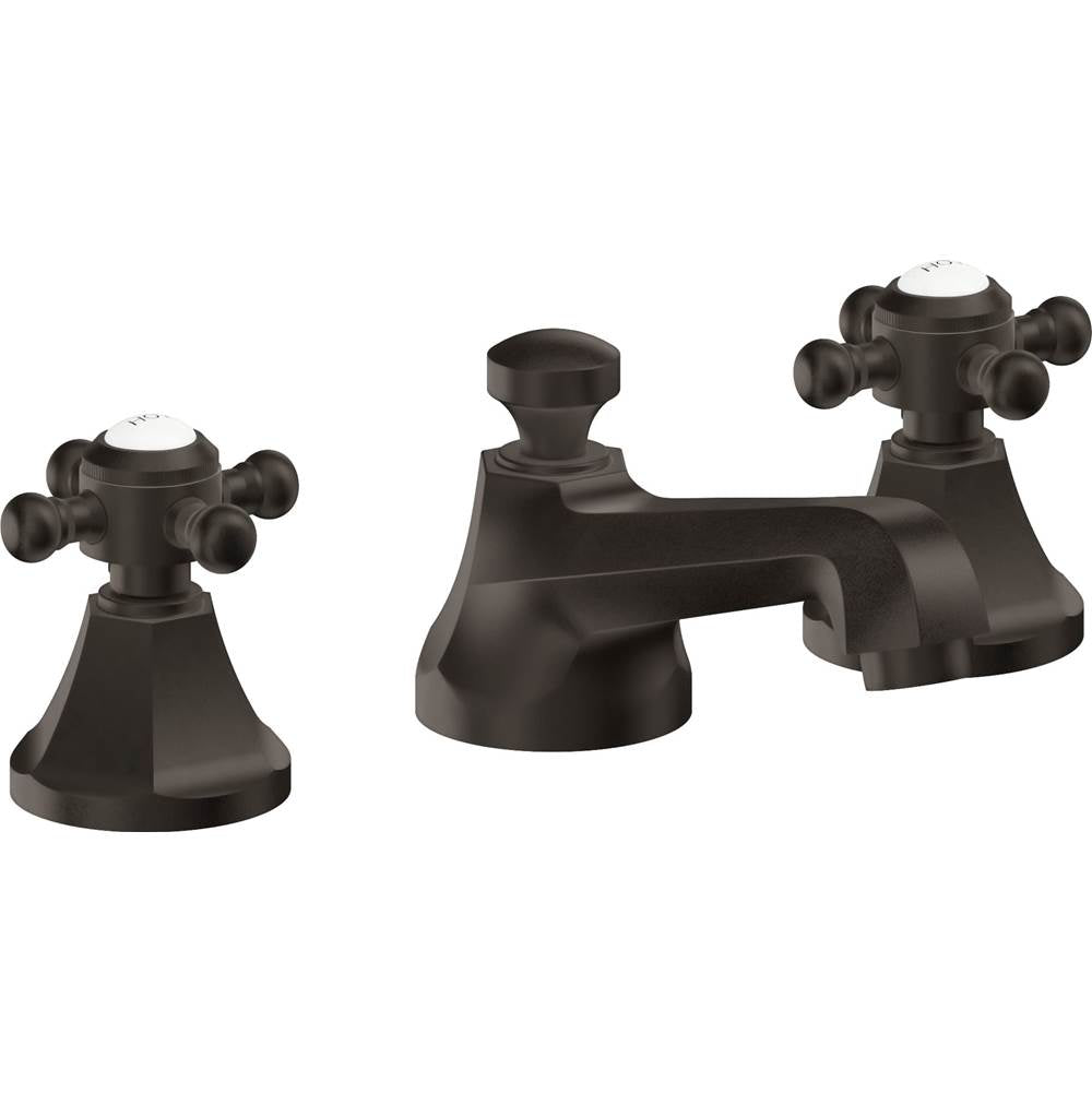 California Faucets - 8'' Widespread Lavatory Faucet with ZeroDrain - Oil Rubbed Bronze