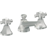 California Faucets - 8'' Widespread Lavatory Faucet with ZeroDrain - Satin Chrome Pvd