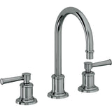 California Faucets - 8'' Widespread Lavatory Faucet with Completely Finished ZeroDrain - Black Nickel Pvd