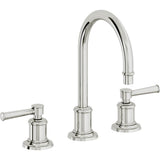 California Faucets - 8'' Widespread Lavatory Faucet with Completely Finished ZeroDrain - Polished Chrome