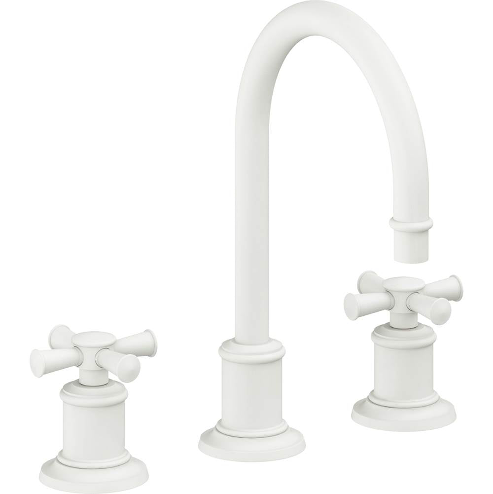 California Faucets - 8'' Widespread Lavatory Faucet - Matte White