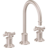 California Faucets - 8'' Widespread Lavatory Faucet - Satin Nickel