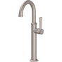 California Faucets - Single Hole Lavatory/Bar/Prep Faucet - High Spout - Gloss White