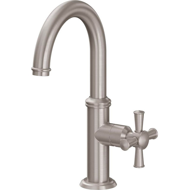 California Faucets - Single Hole Lavatory/Bar/Prep Faucet - Low Spout - Gloss White