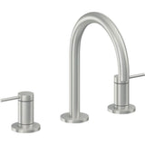 California Faucets - 8'' Widespread Lavatory Faucet - Satin Chrome Pvd