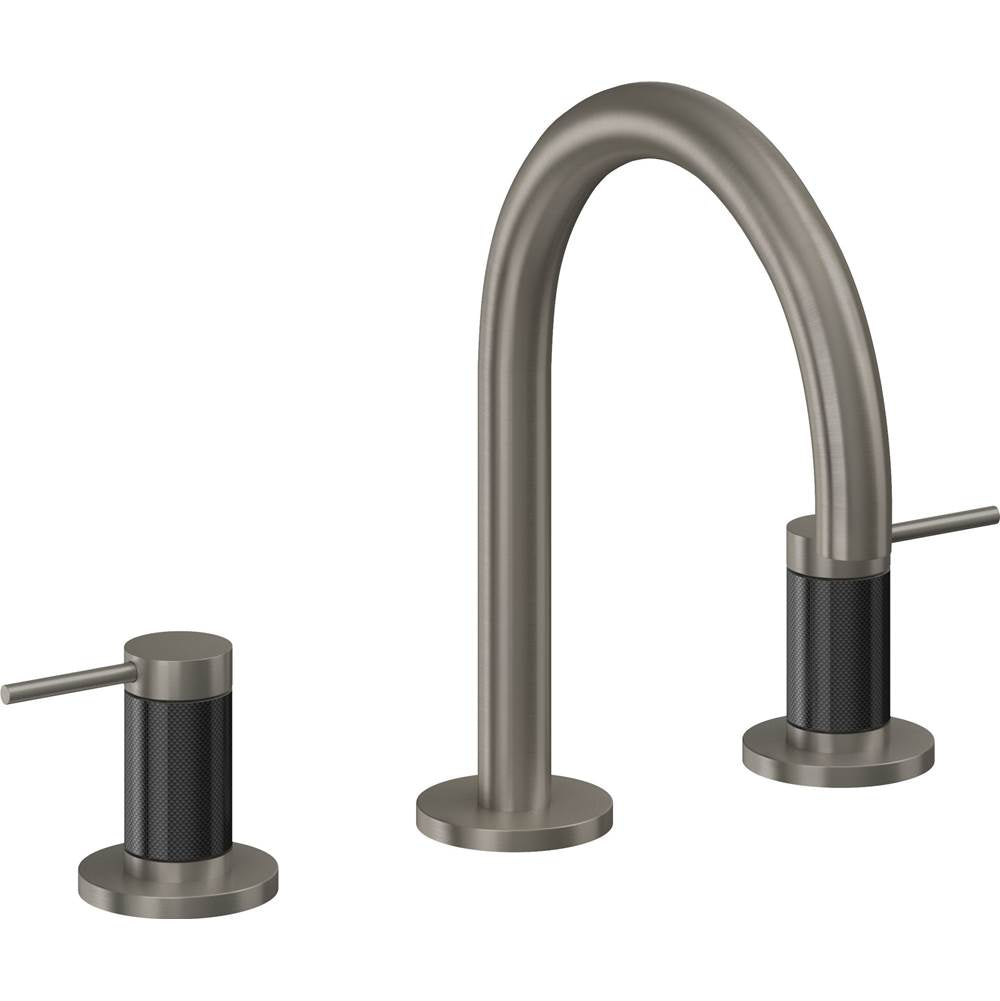 California Faucets - 8'' Widespread Lavatory Faucet - Graphite Pvd
