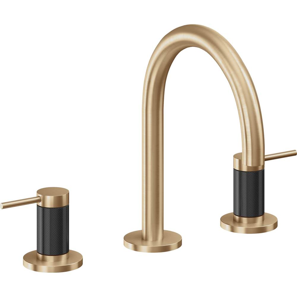 California Faucets - 8'' Widespread Lavatory Faucet with ZeroDrain - Satin Bronze Pvd